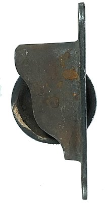 Antique Cast Iron and Steel Window Sash Balance Axle Pulley - Circa 1900