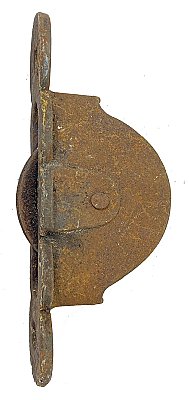 Antique Iron Scalloped Window Sash or Axle Pulley