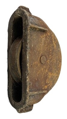 Antique Cast Iron Window Sash or Axle Pulley