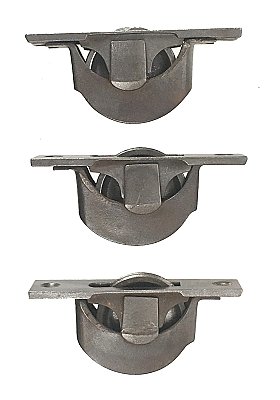 Set of 3 Antique Window Sash Balance Pulleys - Circa 1900