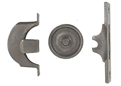 Set of 3 Antique Window Sash Balance Pulleys - Circa 1900
