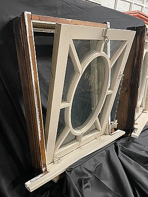 Antique Queen Anne Style Hopper Window - Circa 1880