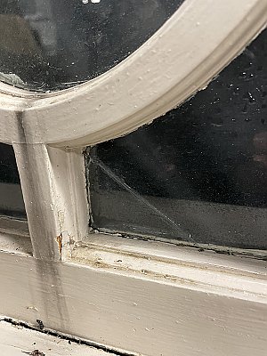Antique Queen Anne Style Hopper Window - Circa 1880