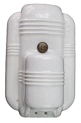 Antique Art Deco Porcelain Wall Sconce - Circa 1930