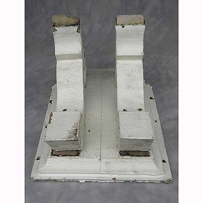 Antique Wooden Corbel Ensemble