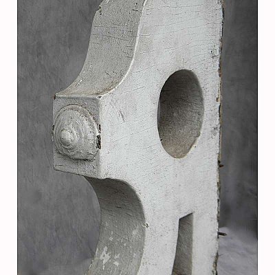 Antique Painted Pine Bracket, Single