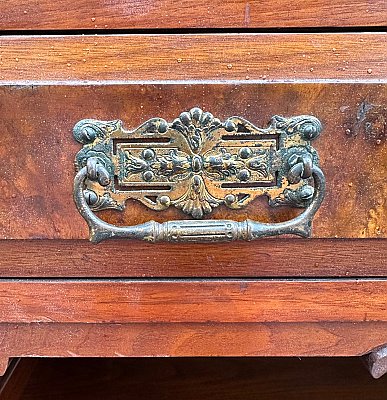 Antique Cherry Eastlake Wardrobe or Armoire - Circa 1870