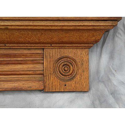 Antique Oak Door Header