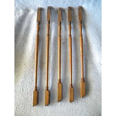 Antique Oak  Stair Spindles