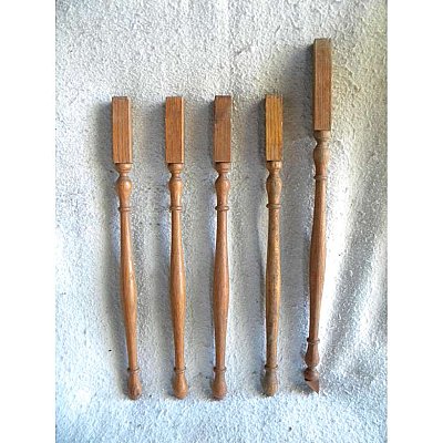 Antique Oak Stair Spindles