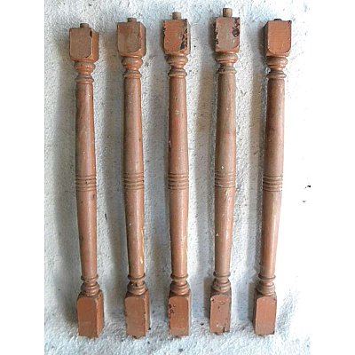 Antique Painted Stair Spindles