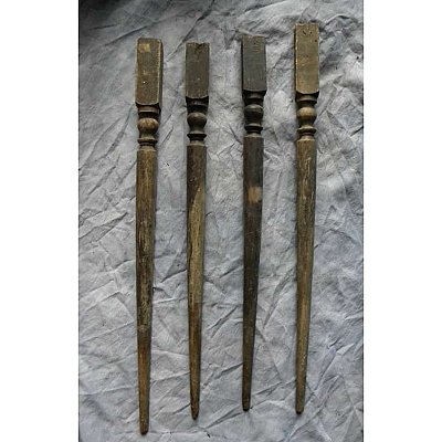 Antique Painted Stair Spindles
