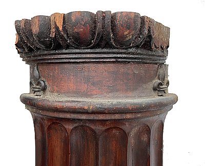 Antique Mahogany Interior Columns and Pilasters - Sold Each - Circa 1880