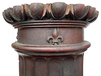 Antique Mahogany Interior Columns and Pilasters - Sold Each - Circa 1880