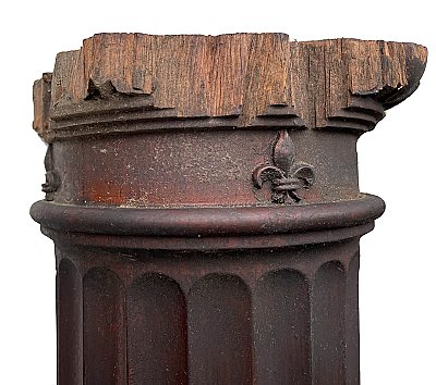 Antique Mahogany Interior Columns and Pilasters - Sold Each - Circa 1880