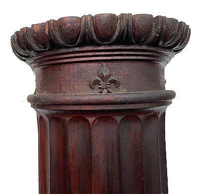Antique Mahogany Interior Columns and Pilasters - Sold Each - Circa 1880