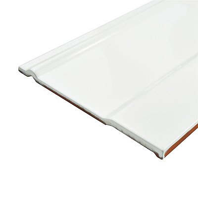 Santorini Blanco 5-7/8" x 7-7/8" Zocalo Structural Base Ceramic Trim Tile - White - Per Piece - .33 Square Feet