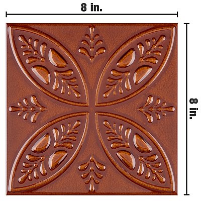 Trend Ambar 8" x 8" Ceramic Wall Tile -21 Tiles Per Case - 9.24 Sq. Ft.