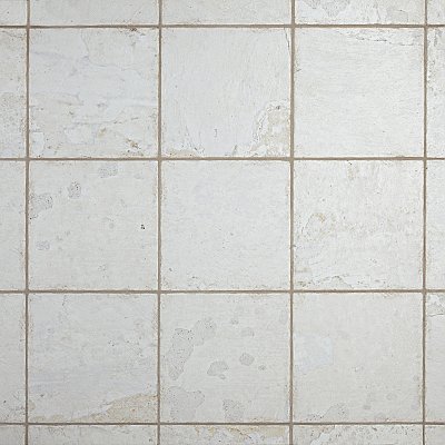 Aevum White 7-7/8" x 7-7/8" Ceramic Tile - Per Case of 25 Tile - 11 Sq. Ft. Per Case