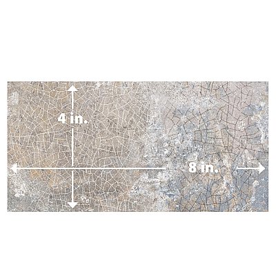 Myst Sandstrom 4" x 8" Ceramic Wall Tile - 25 Tiles Per Case - 5.75 Square Feet