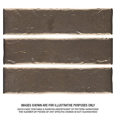 Orion Gold 2-3/4" x 11" Ceramic Wall Tile -27 Tiles Per Case - 5.94 Sq. Ft.