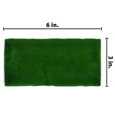Viva Antic Verde 3" x 6" Ceramic Wall Tile - Sold Per Case of 32 - 4.16 Square Feet