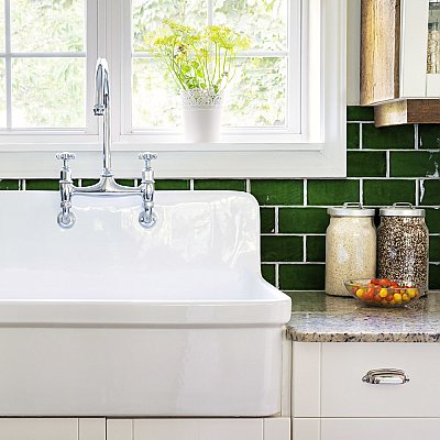 Viva Antic Verde 3" x 6" Ceramic Wall Tile - Sold Per Case of 32 - 4.16 Square Feet