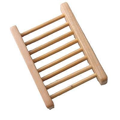 Soap Dish - Wood - Straight