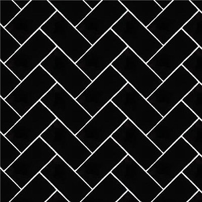 Castillo Gloss Black 3" x 6" Subway Tile - Sold Per Case of 44 Tile - 5.72 Square Feet