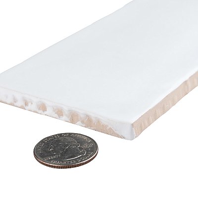 Castillo Matte White 3" x 6" Ceramic Wall Tile -44 Tiles Per Case - 5.72 Sq. Ft.