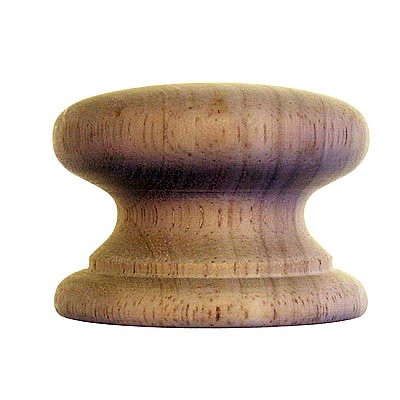 Oak Cabinet Knob - 2-1/2" Diameter