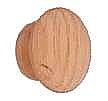 Oak Cabinet Knob, 1-1/2"