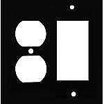 Oil Rubbed Bronze Forged Single Duplex / Single GFCI Switchplate
