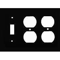 Polished Chrome Single Toggle/Double Duplex Switchplate