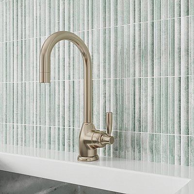 Rubik Aloe 5-7/8" x 11-3/4" Ceramic Wall Tile - 22 Tiles Per Case - 10.78 Sq. Ft.