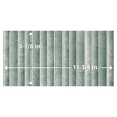Rubik Aloe 5-7/8" x 11-3/4" Ceramic Wall Tile - 22 Tiles Per Case - 10.78 Sq. Ft.