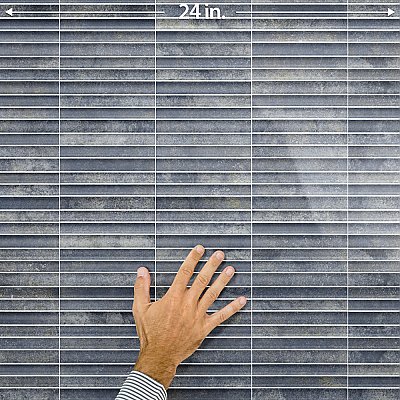 Rubik Azul 5-7/8" x 11-3/4" Ceramic Wall Tile - 22 Tiles Per Case - 10.78 Sq. Ft.