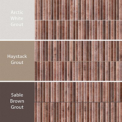 Rubik Garnet 5-7/8" x 11-3/4" Ceramic Wall Tile - 22 Tiles Per Case - 10.78 Sq. Ft.