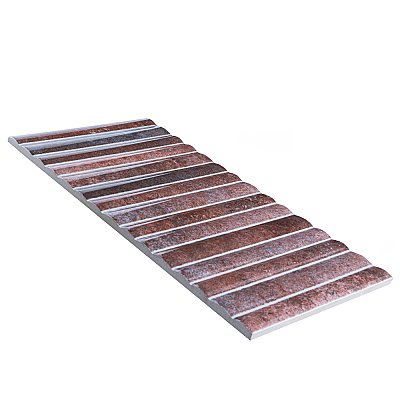 Rubik Garnet 5-7/8" x 11-3/4" Ceramic Wall Tile - 22 Tiles Per Case - 10.78 Sq. Ft.