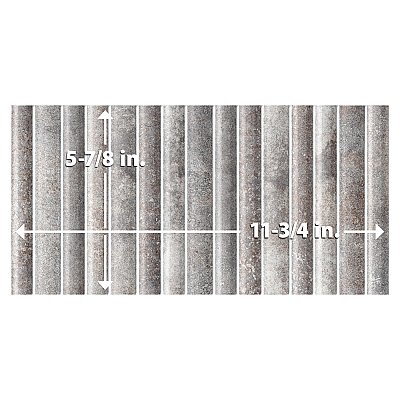 Rubik Greige 5-7/8" x 11-3/4" Ceramic Wall Tile - 22 Tiles Per Case - 10.78 Sq. Ft.