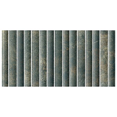 Rubik Verde 5-7/8" x 11-3/4" Ceramic Wall Tile - 22 Tiles Per Case - 10.78 Sq. Ft.