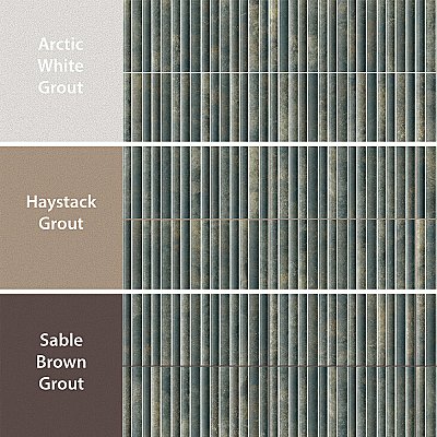 Rubik Verde 5-7/8" x 11-3/4" Ceramic Wall Tile - 22 Tiles Per Case - 10.78 Sq. Ft.