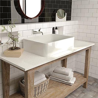 Crown Heights Glossy White 3" x 6" Subway Tile - Sold Per Case of 44 Tile - 6.03 Square Feet