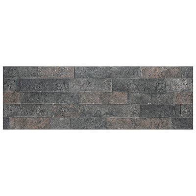 Irazu Antracita 7-7/8" x  23-1/2" Porcelain Wall Tile - 7 Tiles Per Case - 9.03 Sq. Ft.