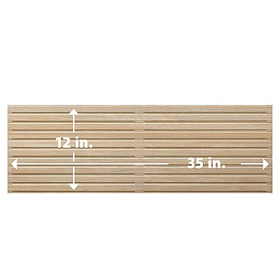 Spa Beige 11-7/8" x 35-1/2" Ceramic Wall Tile - 5 Tiles Per Case - 14.75 Square Feet