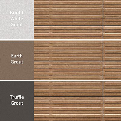 Spa Cuero 11-7/8" x 35-1/2" Ceramic Wall Tile - 5 Tiles Per Case - 14.75 Square Feet