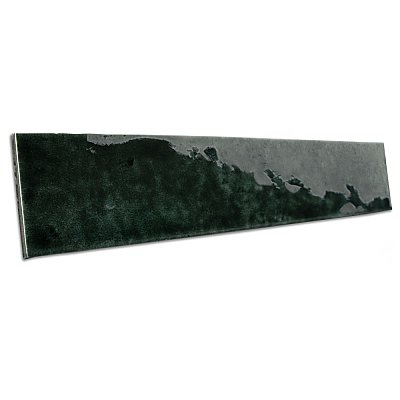 Menorca Black 2-1/2" x 12-7/8"   Ceramic Wall Tile - 28 Tiles Per Case - 6.44 Square Feet