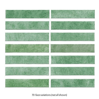 Menorca Lake 2-1/2" x 12-7/8"   Ceramic Wall Tile - 28 Tiles Per Case - 6.44 Square Feet