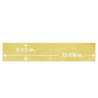 Menorca Lemon 2-1/2" x 12-7/8"   Ceramic Wall Tile - 28 Tiles Per Case - 6.44 Square Feet