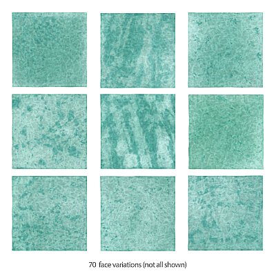 Menorca Aqua 4" x 4"   Ceramic Wall Tile - 60 Tiles Per Case - 6.6 Square Feet